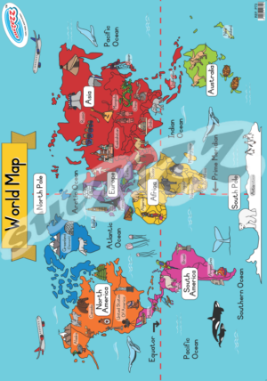 Poster - World Map