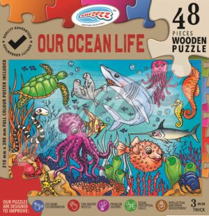 48-Piece Our Ocean Life